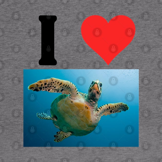 I Love Turtles by blueversion